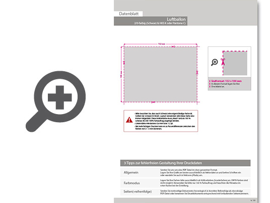 Product Bild luftballon_crystal_Ø_27_cm_2_0-farbig_(schwarz_&_hks_oder_pantone)_einseitig_bedruckt